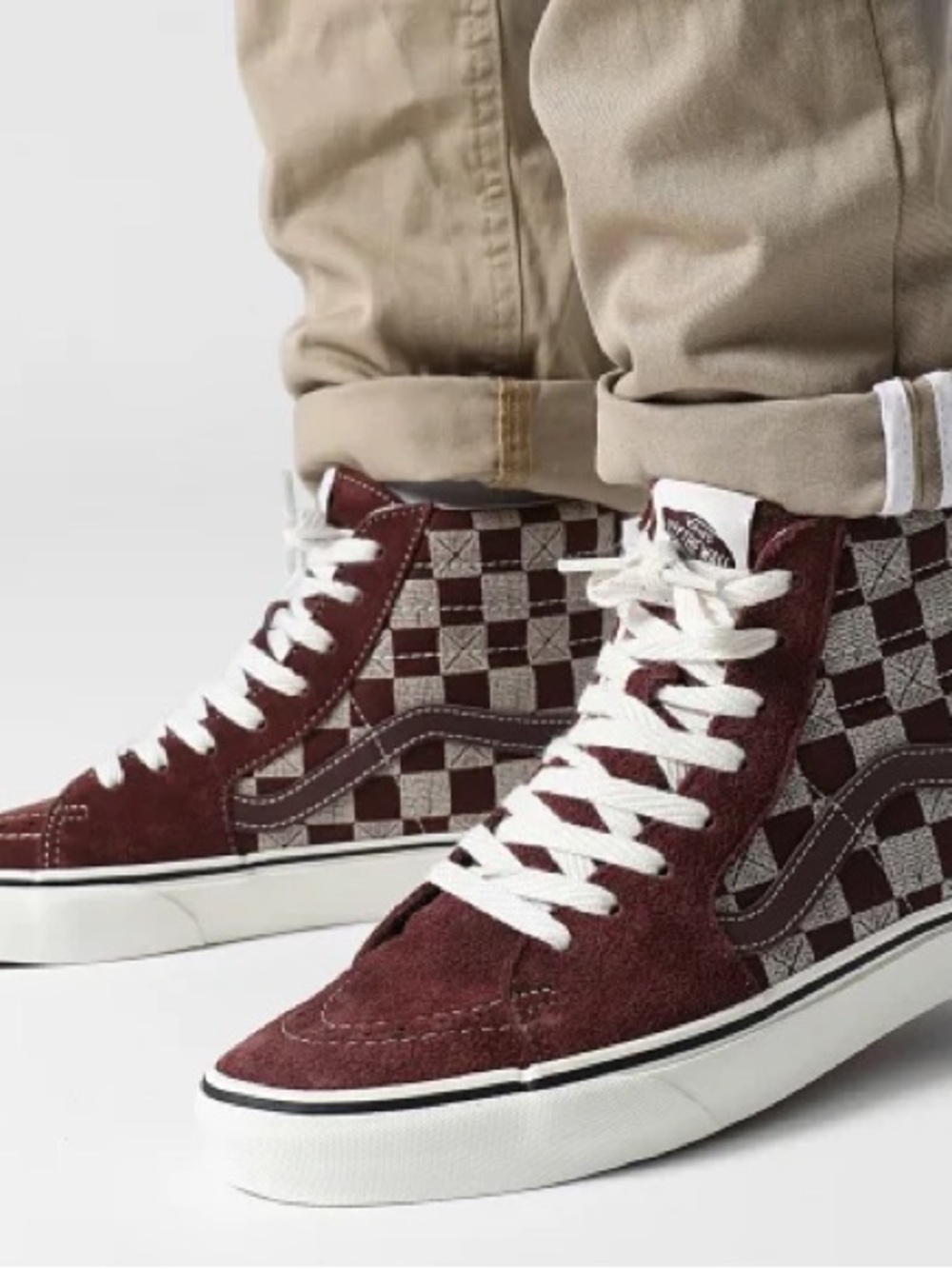 Vans Sk8-Hi 'Stitch Checkerboard' VN000CP97YO M 8 / W 9.5